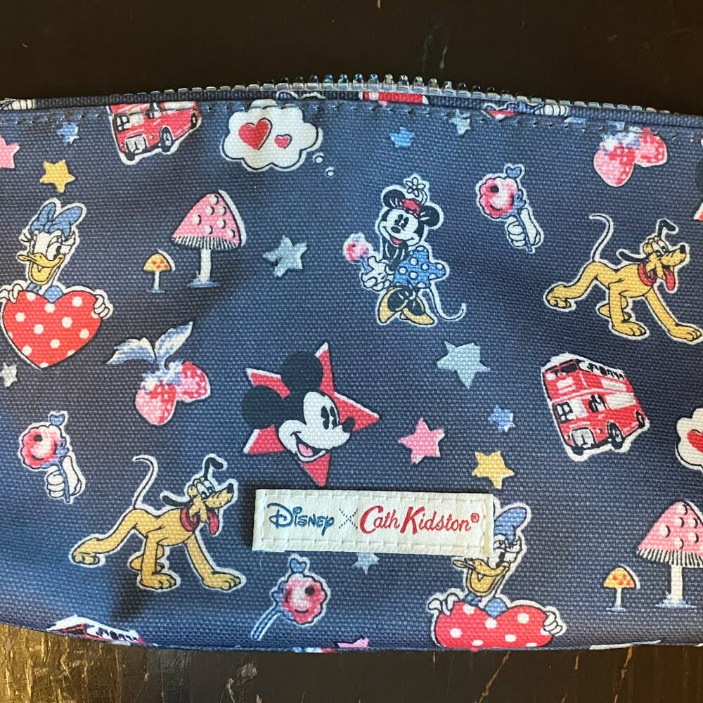 Cath Kidston Disney Small bag with Rainbow colored zipper